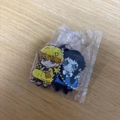 鬼滅の刃　キャラばんちょうこう　ラバーマスコット　拾参ノ型　無限城編　善逸&獪岳