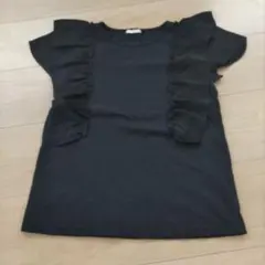 GU フリル付きTシャツ 140