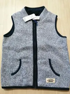 フリース ジップアップベスト