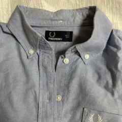 FRED PERRY 半袖ボタンダウンシャツ ブルー系のサムネイル