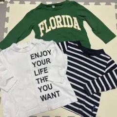 ブランシェス、西松屋 長袖Tシャツセット