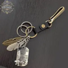 ｐ ストリート アメカジ 革 カラビナ キーリング ウォレットチェーン0902