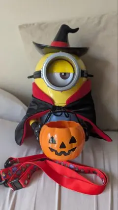 USJ ミニオン ハロウィンコスチューム　ポップコーンバケツ