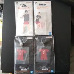 一番くじ ハイキュー 孤爪研磨 黒尾鉄朗 E賞アクリルスタンド F賞チャーム