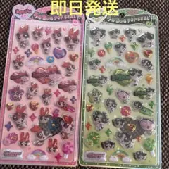パワパフ　うるちゅる　ポップシール 2枚セット　パワーパフガールズ　ブロッサム