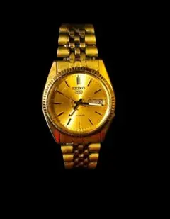 【稼働品】セイコー5 SEIKO5 7s26 自動巻 腕時計 ゴールド