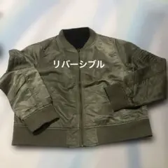 earth music&ecology MA-1ジャケット カーキ