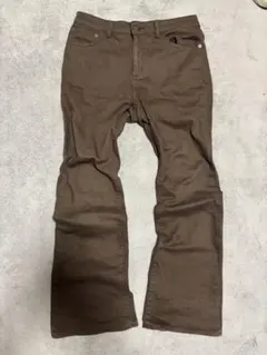 【着画あり】archive swag系　brown フレアパンツ