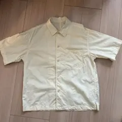 GU オーバーサイズワークシャツ　S イエロー