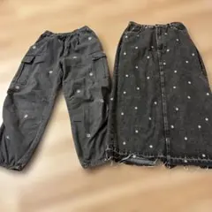 親子コーデ　Lと150センチ