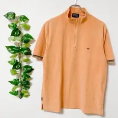 【5】 パーリーゲイツ ゴルフウェア ハーフジップ 半袖 シャツ 日本製