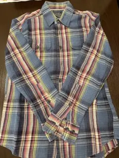 FLANNEL チェック柄シャツ XS