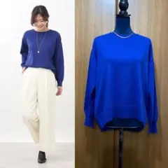 美品✿Reflect【洗える】オフボディニットプルオーバー