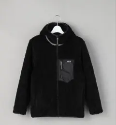 きPatagonia リバーシブル フリースジャケット中綿 フーディー フード
