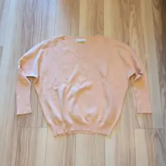 GALLARDAGALANTE オレンジ Vネックセーター