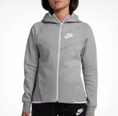 NIKE ナイキ テックフリース パーカー グレー M ジップアップ グレー