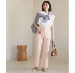 ロペピクニック【ウエスト革命デニム】ウエストシェイプフレアデニムパンツ