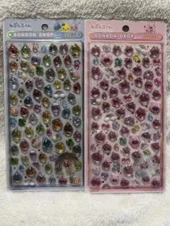 ボンボンドロップシール　ミニ　しずくちゃん　2枚セット
