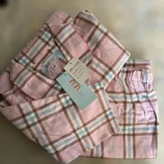 h.n.Mサイズ ピンク チェック柄 パジャマ 新品未使用