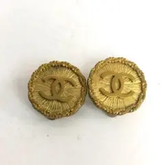 CHANEL シャネル ヴィンテージ イヤリング ゴールド