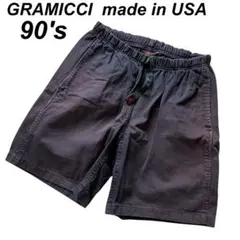90's USA製 グラミチ クライミングハーフパンツ 黒 M