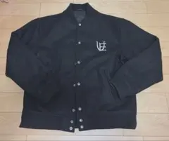 uniform experiment スタジャン ネイビー/ホワイト uniform experiment◇スタジャン/4/ウール/BLK/UE-232019 : セカンド