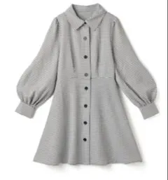 GRLギンガムチェック柄シャツミニワンピース Sサイズ