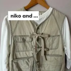 niko and...コンパクトストリングベスト