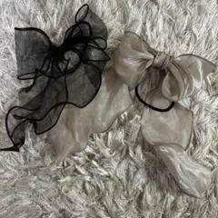 Lattice リボンヘアゴム×2のサムネイル