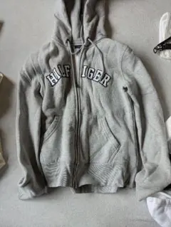 TOMMY HILFIGER グレー パーカー XS