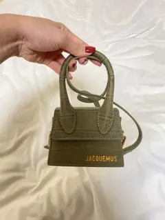 JACQUEMUS オリーブグリーン ミニショルダーバッグ