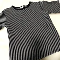 リブ5分袖カットプルオーバー／AMERICAN HOLIC