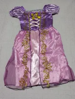 【状態悪】ラプンツェル風 ドレス コスプレ　ハロウィン　仮装 110cm