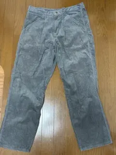 Lee グレー コーデュロイ パンツ　XL