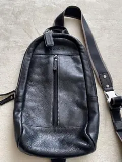 美品❗️COACHコーチ　メンズメッセンジャーバッグ黒