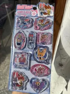 ズートピア　ウォーターシール　海外限定　水シール　ディズニー