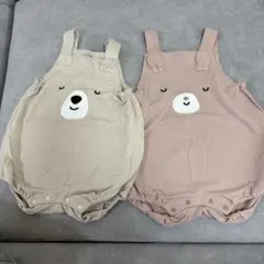 2点セット　ロンパース　うさぎ　アカチャンホンポ