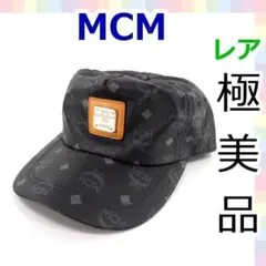 【極美品】MCM　エムシーエム　レザー　キャップ　帽子　949のサムネイル