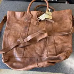 【新品未使用】DOUBLE RLダークブラウン レザートートバッグ 2026年最新】DOUBLE RL メンズ トートバッグの人気アイテム - メルカリ