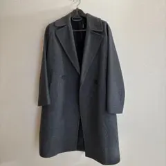 hevo グレー ダブルブレスト チェスターコートのサムネイル