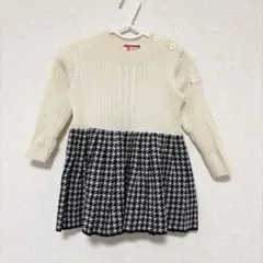 ミキハウス　ワンピース　80