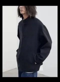 【LIDNM】WOOL MILLED REVER BLOUSON Mサイズのサムネイル
