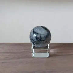 GWセール ブラックトルマリンインクォーツ 天然石 スフィア - メルカリ