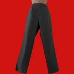 OFUON グレー グレンチェック柄 パンツ 38