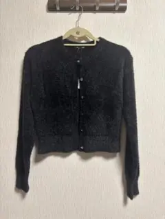 【新品・タグ付き】GUシャイニークルーネックカーディガン