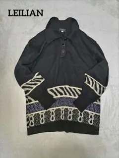 ニットバルーン袖ウール