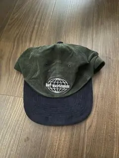 HUF キャップ Worldwide ロゴ コーデュロイ