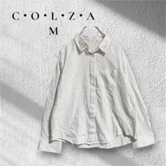 【C・O・L・Z・A】【M】コットン　柔らか　ビジュー付　ストライプ　長袖のサムネイル