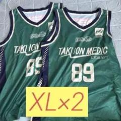 【美品】仙台89ERS バスケットボール ユニフォーム XL 2枚