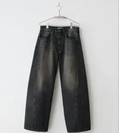 WYM LIDNM VINTAGE WASHED CURVED DENIM